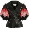 Alexander McQueen anemone-print biker jacket