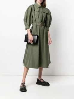 Alexander McQueen belted shirt dress