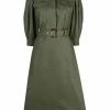 Alexander McQueen belted shirt dress