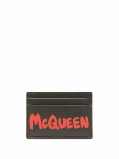 Alexander McQueen logo-printed cardholder