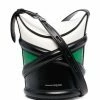 Alexander McQueen The Curve panelled shoulder bag
