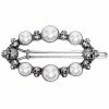 Alexander McQueen crystal skull-embellished hair clip