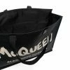 Alexander McQueen Graffiti logo tote