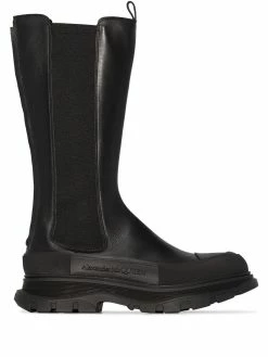 Alexander McQueen Sensory High chunky leather boots