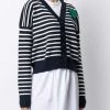 Alexander McQueen Heart motif striped cardigan 7 Alexander McQueen heart-motif striped cardigan