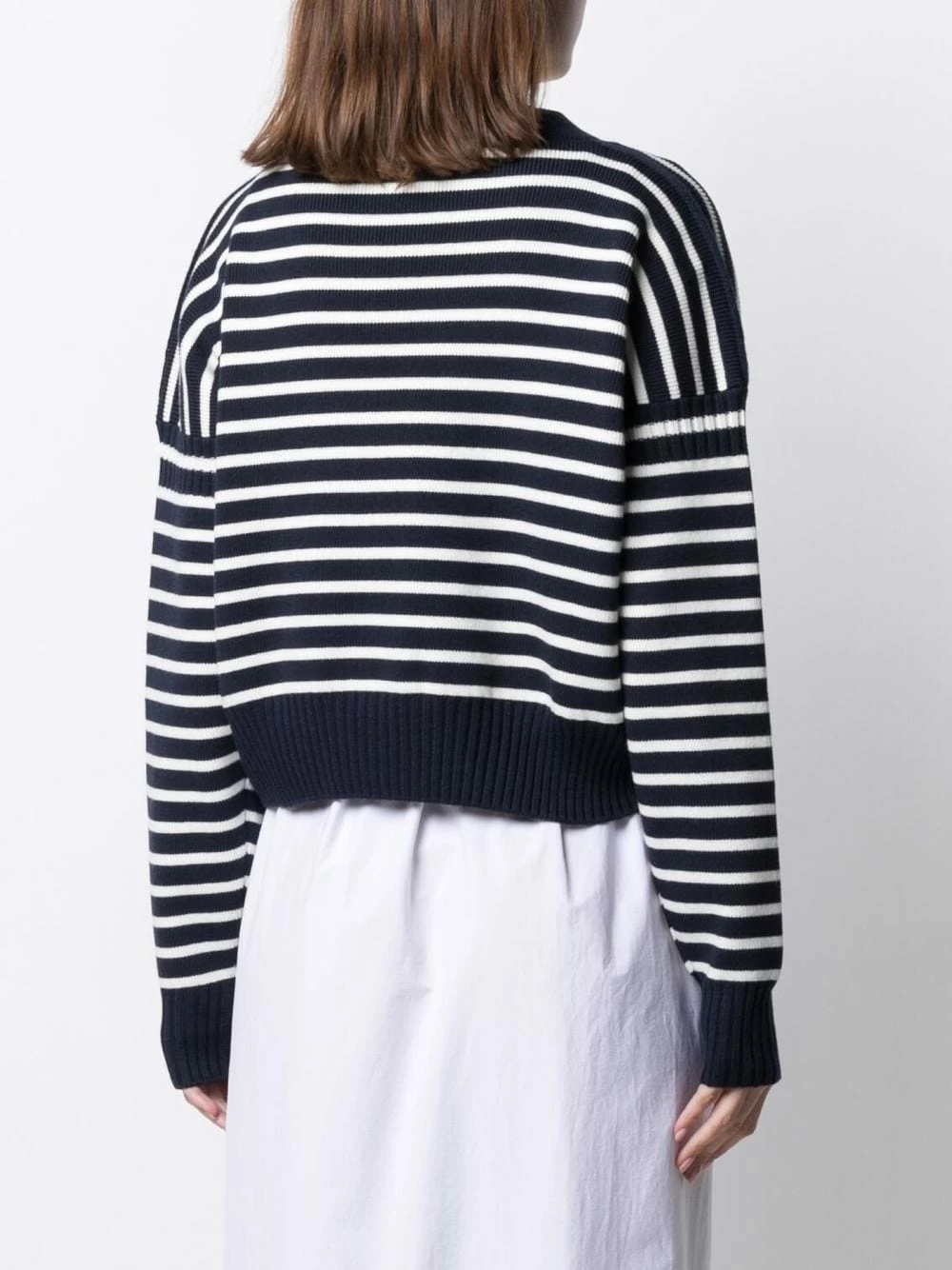 Alexander McQueen Heart motif striped cardigan 4 Alexander McQueen heart-motif striped cardigan