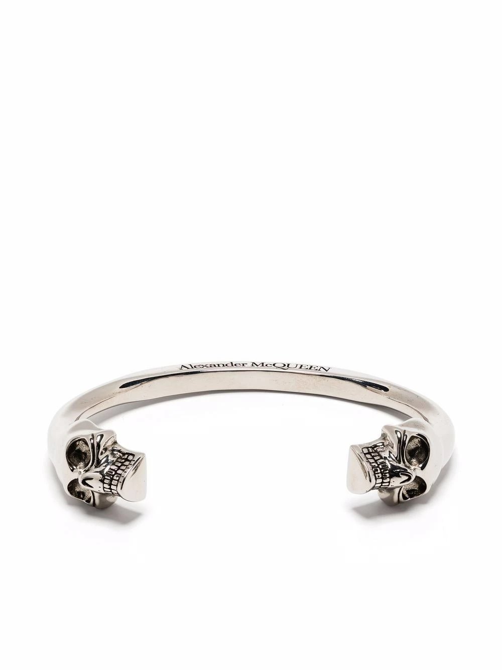 Alexander McQueen Double skull cuff 1 Alexander McQueen double skull cuff