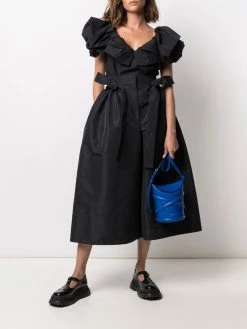 Alexander McQueen high-waisted voluminous trousers