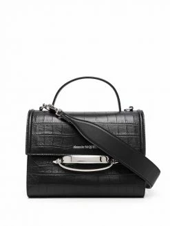 Alexander McQueen The Story embossed tote bag