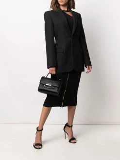 Alexander McQueen The Story embossed tote bag