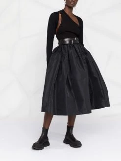 Alexander McQueen gathered-detail full skirt