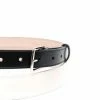 Alexander McQueen tow-tone leather belt