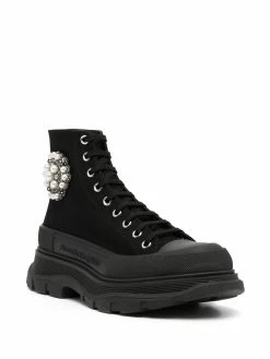 Alexander McQueen embellished Tread Slick boots