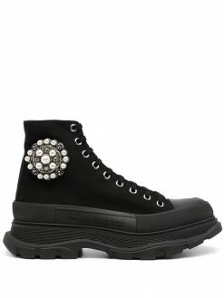 Alexander McQueen embellished Tread Slick boots