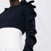 Alexander McQueen asymmetric ruffled jumper