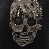 Alexander McQueen beaded-skull silk tie
