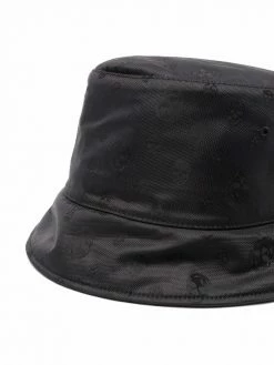 Alexander McQueen logo-embellished jacquard bucket hat