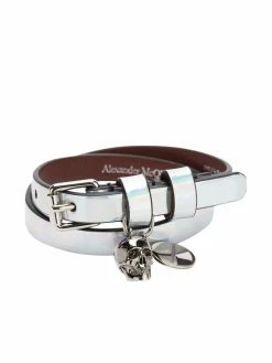 Alexander McQueen holographic wrap charm bracelet