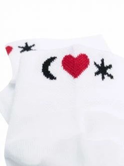 Alexander McQueen instarsia logo socks