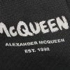 Alexander McQueen embroidered-logo silk tie