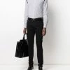 Alexander McQueen logo-patch slim-cut trousers