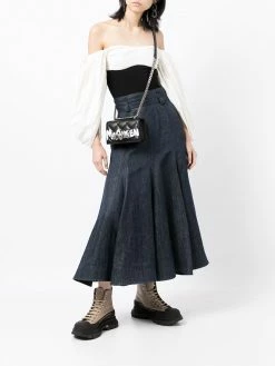 Alexander McQueen mini jewelled satchel bag