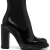 Alexander McQueen Tread Heeled Chelsea Boots