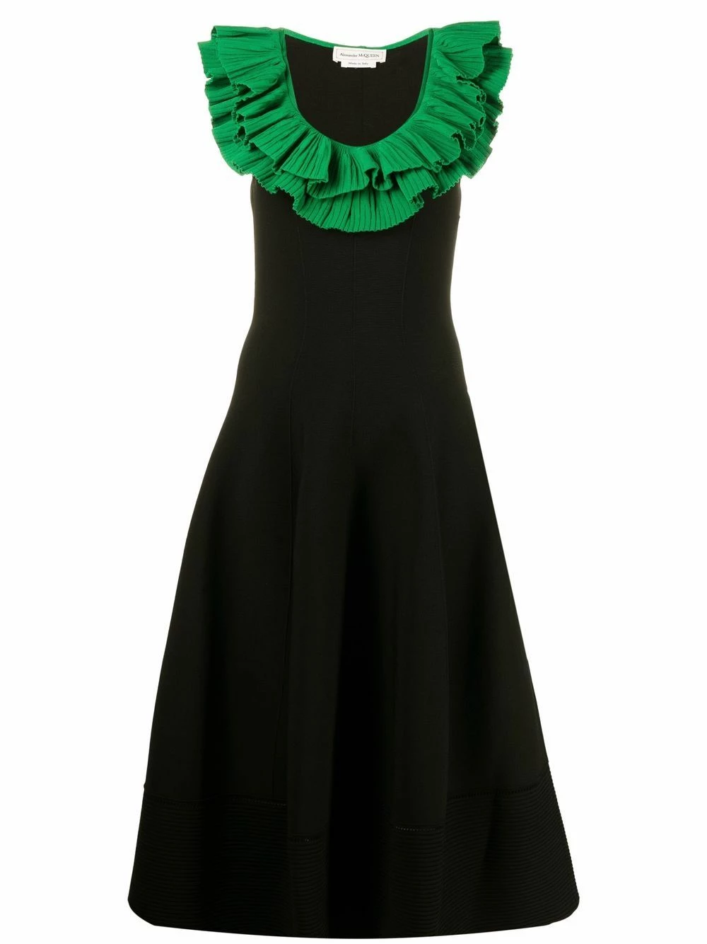 Alexander McQueen Sculptural ruffled knit dress 1 Alexander McQueen sculptural ruffled knit dress