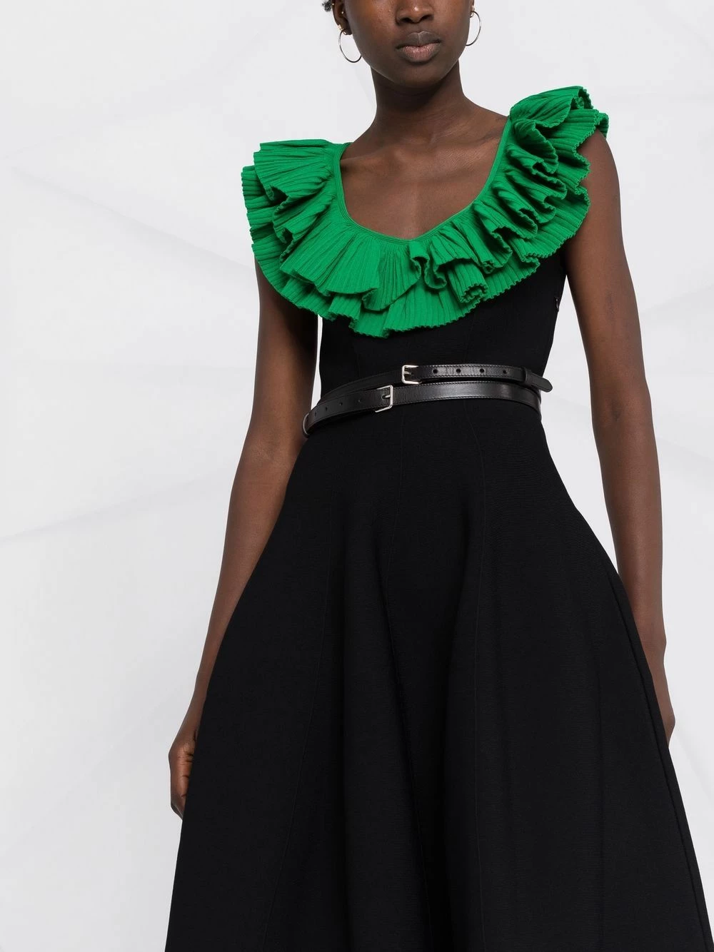 Alexander McQueen Sculptural ruffled knit dress 5 Alexander McQueen sculptural ruffled knit dress