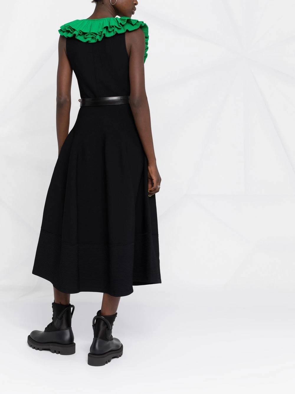 Alexander McQueen Sculptural ruffled knit dress 4 Alexander McQueen sculptural ruffled knit dress