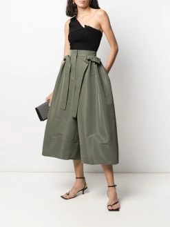 Alexander McQueen wide-leg tie-detail trousers