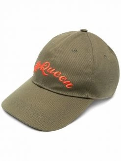 Alexander McQueen embroidered logo cap