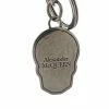 Alexander McQueen logo-print skull keyring
