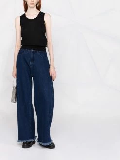 Alexander McQueen scoop-neck cashmere tank top