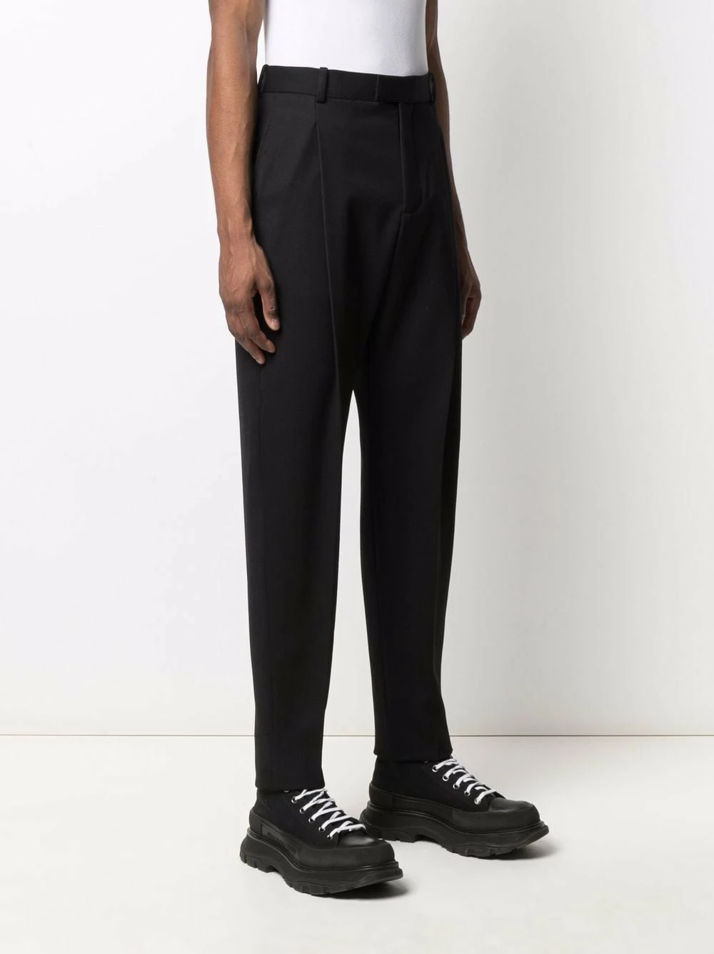 Alexander McQueen Pleated tailored trousers 3 Alexander McQueen pleated tailored trousers