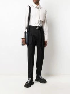 Alexander McQueen pleated tailored trousers