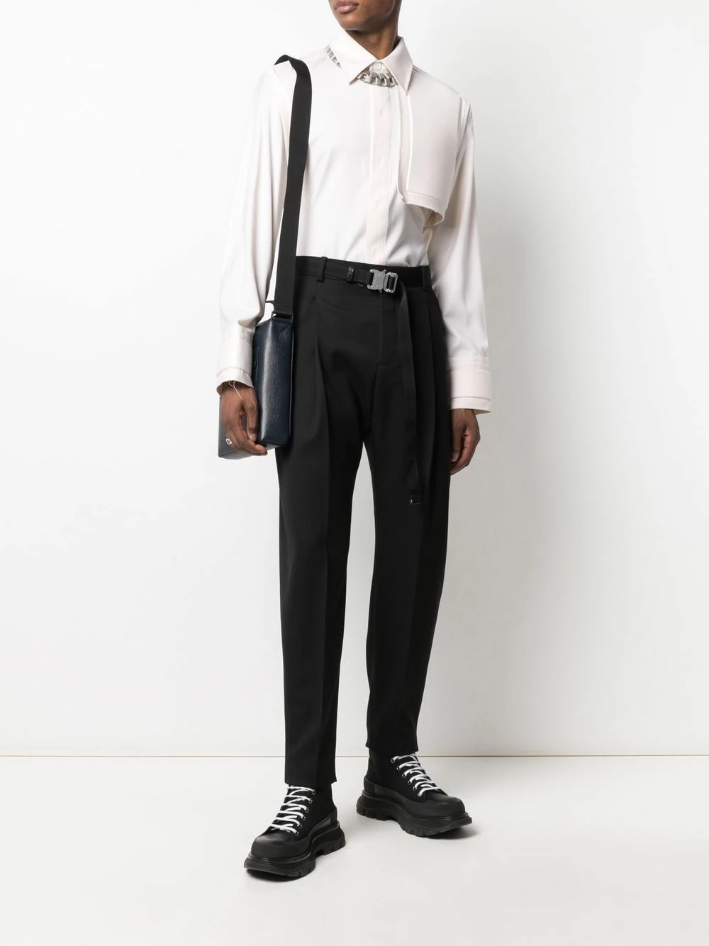 Alexander McQueen Pleated tailored trousers 2 Alexander McQueen pleated tailored trousers