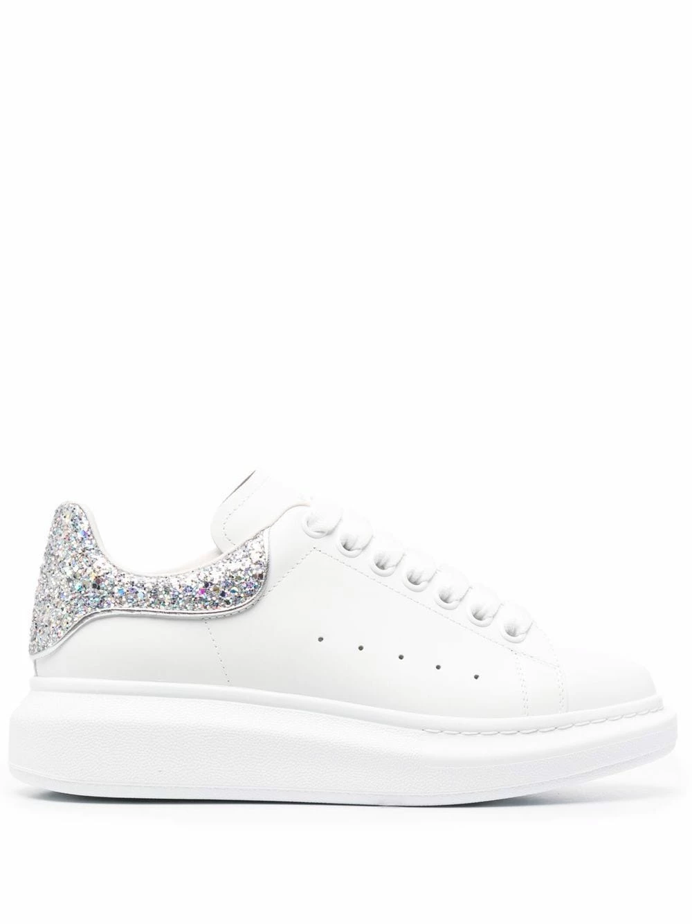 Alexander McQueen Oversized glitter counter sneakers 1 Alexander McQueen Oversized glitter-counter sneakers