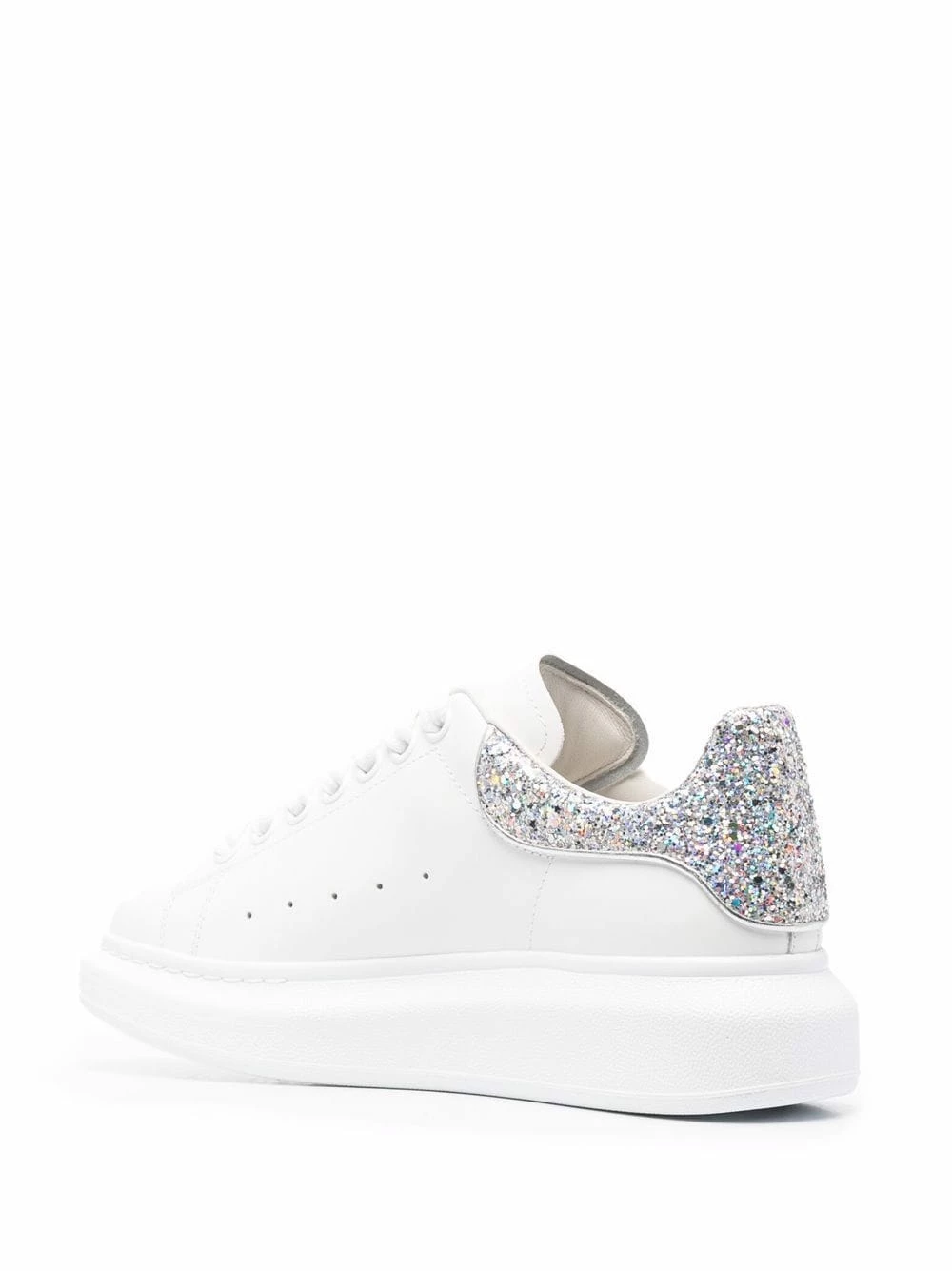 Alexander McQueen Oversized glitter counter sneakers 3 Alexander McQueen Oversized glitter-counter sneakers