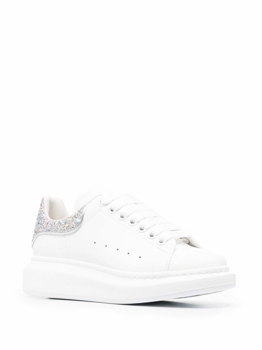 Alexander McQueen Oversized glitter counter sneakers 2 Alexander McQueen Oversized glitter-counter sneakers