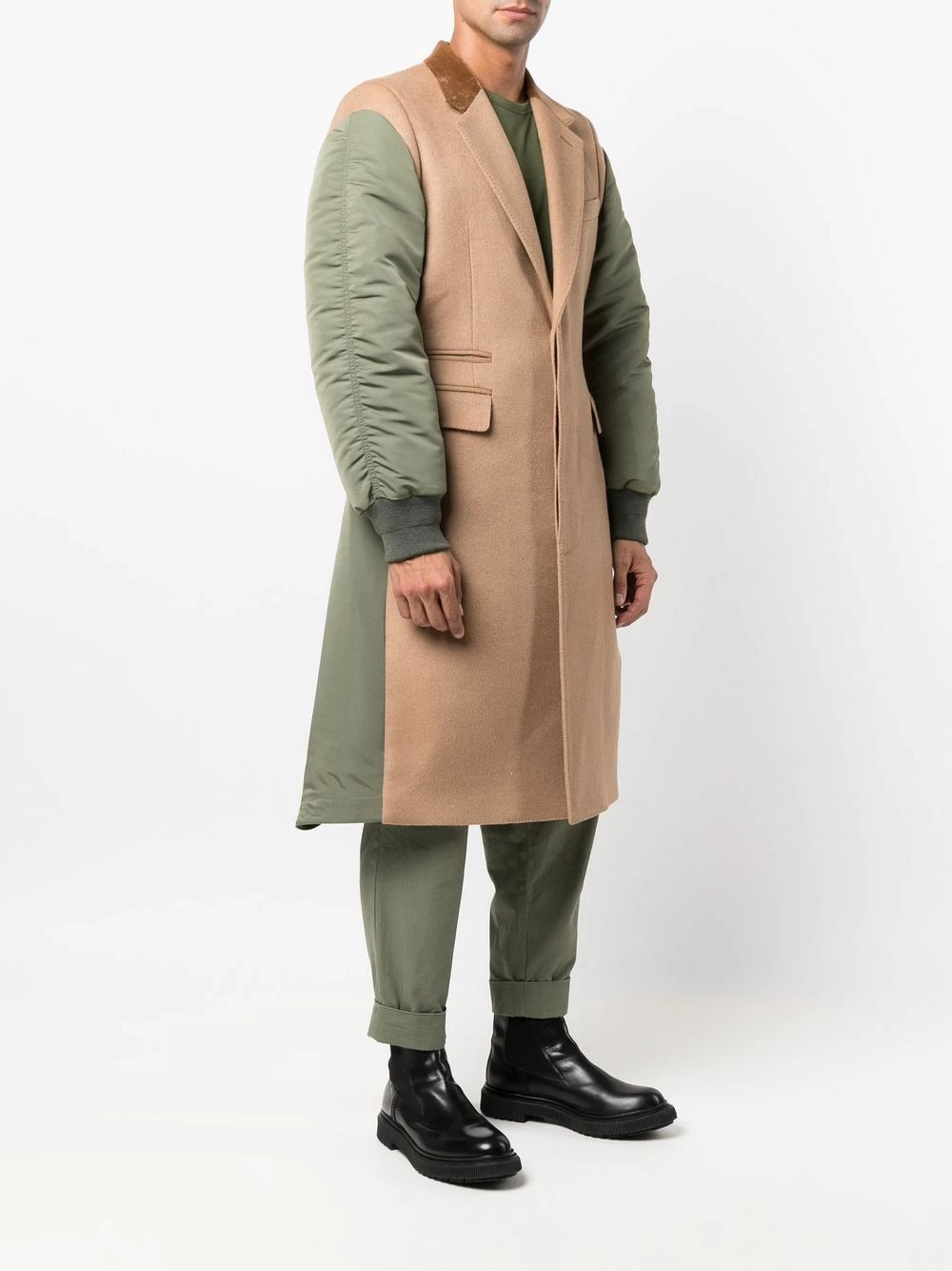 Alexander McQueen McQueen Graffiti hybrid coat 4 Alexander McQueen McQueen Graffiti hybrid coat