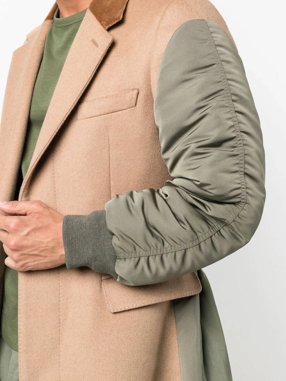 Alexander McQueen McQueen Graffiti hybrid coat 5 Alexander McQueen McQueen Graffiti hybrid coat