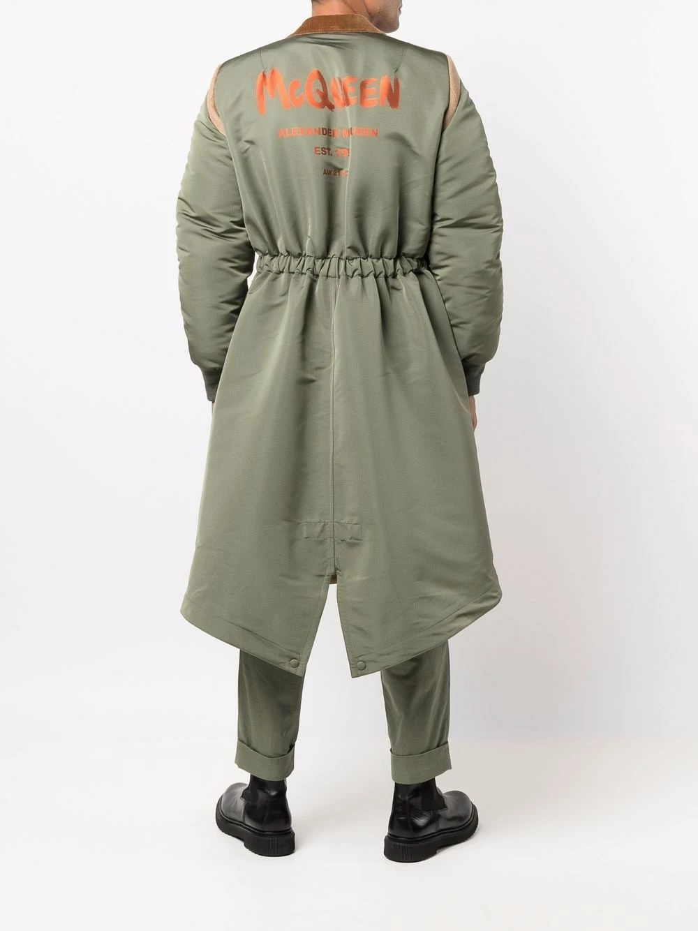 Alexander McQueen McQueen Graffiti hybrid coat 7 Alexander McQueen McQueen Graffiti hybrid coat