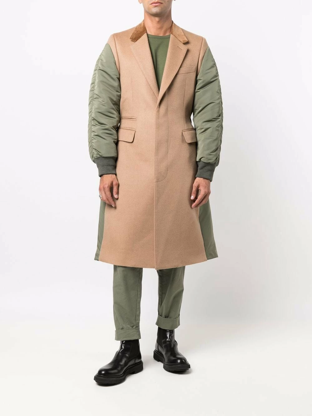 Alexander McQueen McQueen Graffiti hybrid coat 3 Alexander McQueen McQueen Graffiti hybrid coat