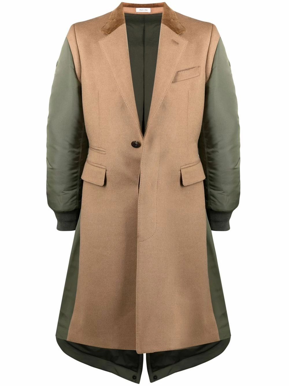 Alexander McQueen McQueen Graffiti hybrid coat 1 Alexander McQueen McQueen Graffiti hybrid coat