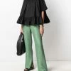 Alexander McQueen ruffle-trim flared blouse