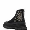 Alexander McQueen Tread Slick Montante embellished boots