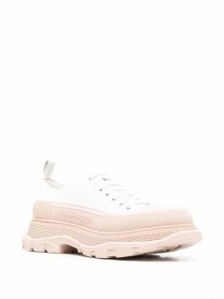 Alexander McQueen ridged-sole lace-up sneakers