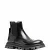 Alexander McQueen ridged-sole ankle boots
