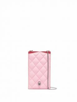 Alexander McQueen quilted phone holder